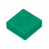 Cap for Tact Switch 12x12x7.3mm, square (green)