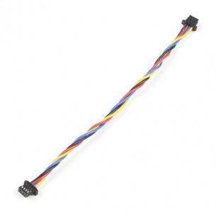 Qwiic 4-pin female-female cable, 100mm (flexible)
