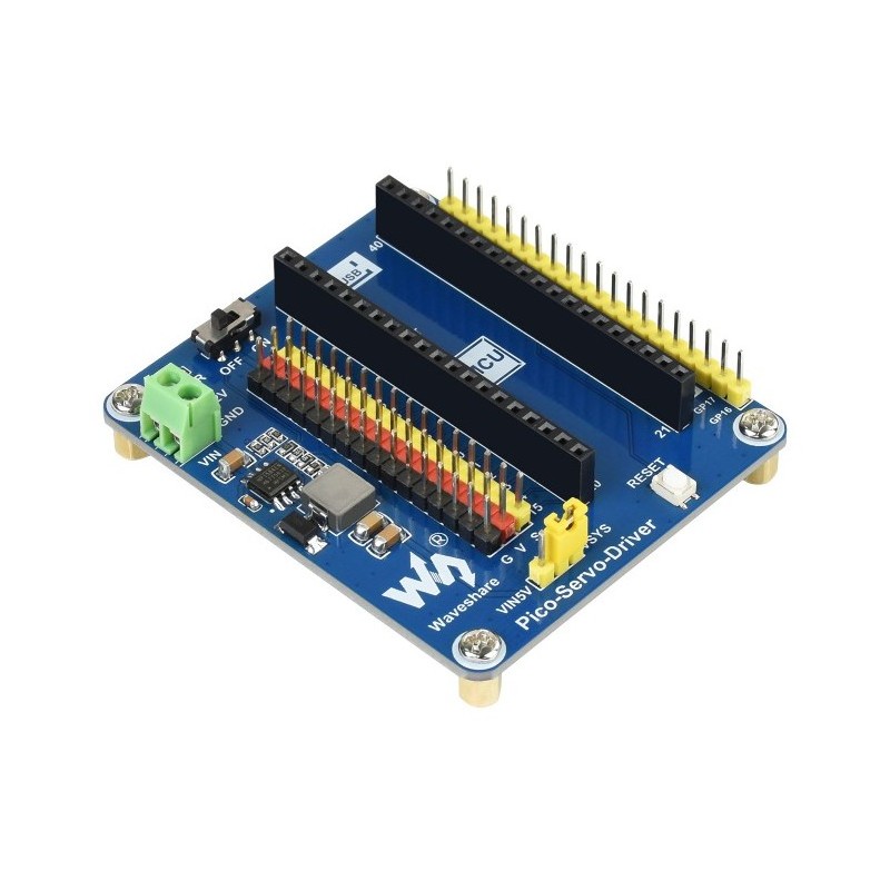Pico-Servo-Driver - servo control module for Raspberry Pi Pico