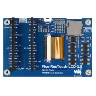 Pico-ResTouch-LCD-3.5 - moduł z wyświetlaczem LCD IPS 3,5" 480x320 z ekranem dotykowym dla Raspberry Pi Pico