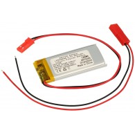Akyga 3.7V/450mAh Li-Po battery, 2.5 JST-RCY connector+socket
