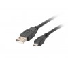 USB microUSB cable 3m black