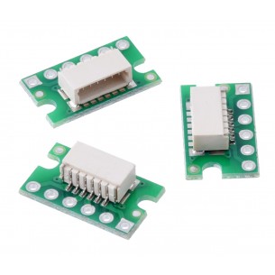 JST SH 1mm 6-pin to DIP connector adapter (horizontal) - 3 pcs.