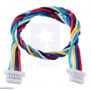 Female-female cable with JST-SH 6-pin 16cm plug