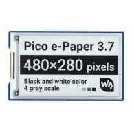 Pico-ePaper-3.7 - moduł z wyświetlaczem e-Paper 3,7" 480x280 dla Raspberry Pi Pico