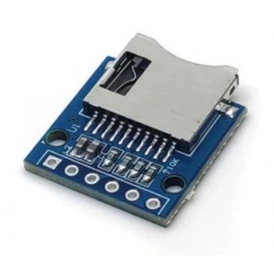 MicroSD memory card reader module