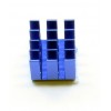 Aluminum heat sink for Raspberry Pi 4B, blue