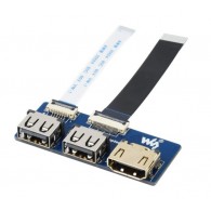 USB HDMI Adapter - adapter USB i HDMI do FFC dla CM4-IO-BASE