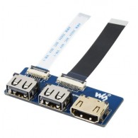 CM4-IO-BASE-Acce A - mini base board for Raspberry Pi CM4 modules + USB HDMI adapter