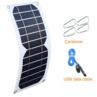Flexible solar panel 6V 1A with USB connector