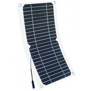 Flexible solar panel 12V 0.45A with DC connector