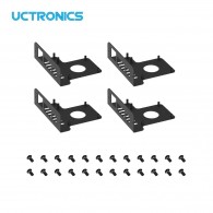 Mounting plate for 3U cabinet for Raspberry Pi 4B - 4 pcs.