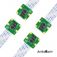 Multi Camera Adapter Bundle Kit - set with 4 8MP IMX219 cameras and an adapter for Raspberry Pi