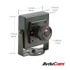 ArduCAM 1080P Low Light WDR USB Camera - kamera USB 2MP z sensorem IMX291 i mikrofonem + obudowa