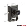 ArduCAM 1080P Low Light WDR USB Camera - 2MP USB camera with IMX291 sensor, 120° lens and microphone + case