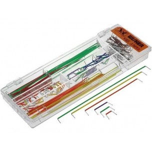A set of 140 pcs of wires for contact plates