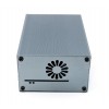 Metal case for Raspberry Pi 4B, gray (with fan)