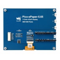 Pico-ePaper-5.65 - module with a 7-color display e-Paper 5.65" 600x448 for Raspberry Pi Pico