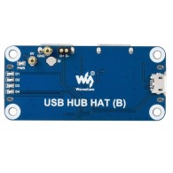 USB HUB HAT (B) - 4-portowy HUB USB 2.0 dla Raspberry Pi
