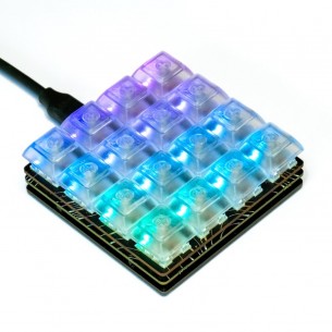 Keybow 2040 Clicky Keys - 4x4 keyboard with backlit buttons
