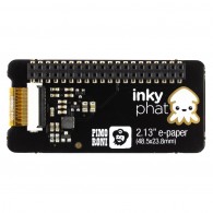 Inky pHAT (ePaper/eInk/EPD) - moduł z wyświetlaczem ePaper 2,13" dla Raspberry Pi (czerwony/czarny/biały)