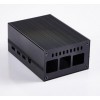 Metal case for Raspberry Pi 4B, black (with fan)
