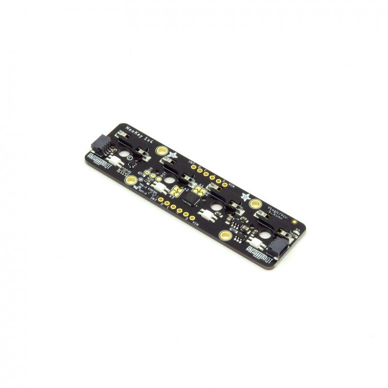 STEMMA QT NeoKey 1x4 QT I2C - module with 4 buttons with LED backlight
