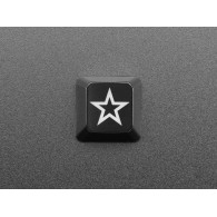 Etched Glow-Through Keycap Zener ESP Star Design - nasadka na przełącznik do klawiatury mechanicznej