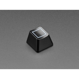Etched Glow-Through Keycap Zener ESP Square Design - mechanical keyboard switch cap