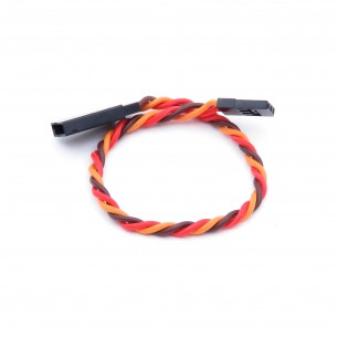 Extension cable for servos 15cm twisted 22AWG