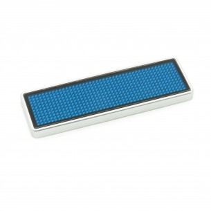 LED matrix display with rechargeable battery and Bluetooth, blue