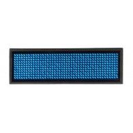 Wyświetlacz matrycowy LED z akumulatorem i Bluetooth, niebieski