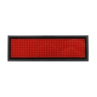 Wyświetlacz matrycowy LED z akumulatorem i Bluetooth, czerwony