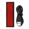 LED matrix display with rechargeable battery and Bluetooth, red