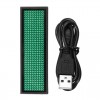 Wyświetlacz matrycowy LED z akumulatorem i Bluetooth, zielony