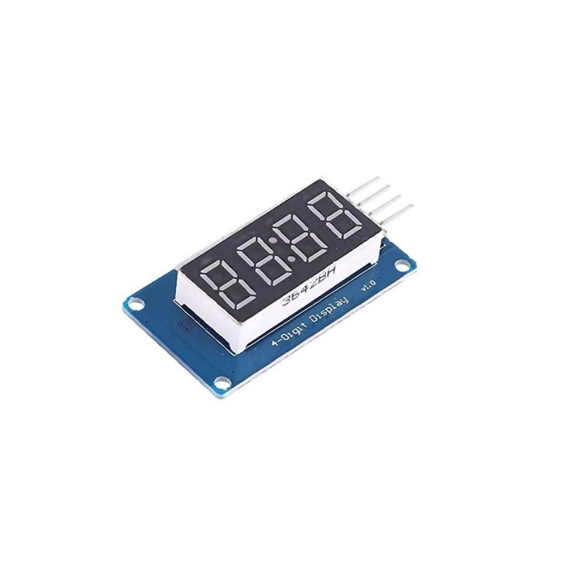 Module with 4-digit, 7-segment 0.36" display, red