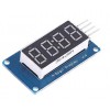 Module with 4-digit, 7-segment 0.36" display, red