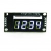 Module with 7-segment LED display, 4 digits 0.36", white