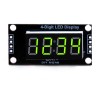 Module with 7-segment LED display, 4 digits 0.36", green
