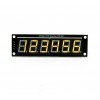Module with 7-segment LED display, 6 digits 0.56", yellow