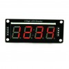 Module with 7-segment LED display, 4 digits 0.56", red