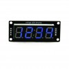 Module with 7-segment LED display, 4 digits 0.56", blue
