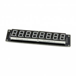 Module with 7-segment LED display, 8 digits 0.56" 74HC595, red