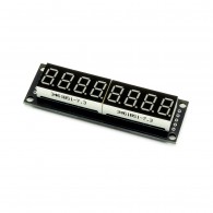 Module with 7-segment LED display, 8 digits 0.36" 74HC595, red