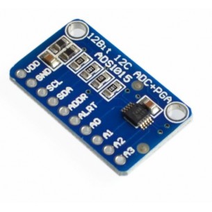 Module with 4-channel 12-bit ADC ADS1015 converter
