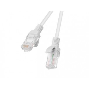 Ethernet UTP Cat6 network cable, unshielded white 2m