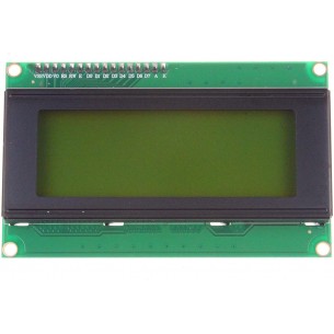 Wyświetlacz LCD alfanumeryczny 20x4 z konwerterem I2C (zielony)