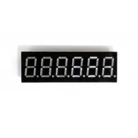 3661BS - 7-segment LED display, 6 digits, red