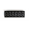 3661AS - 7-segment LED display, 6 digits, red