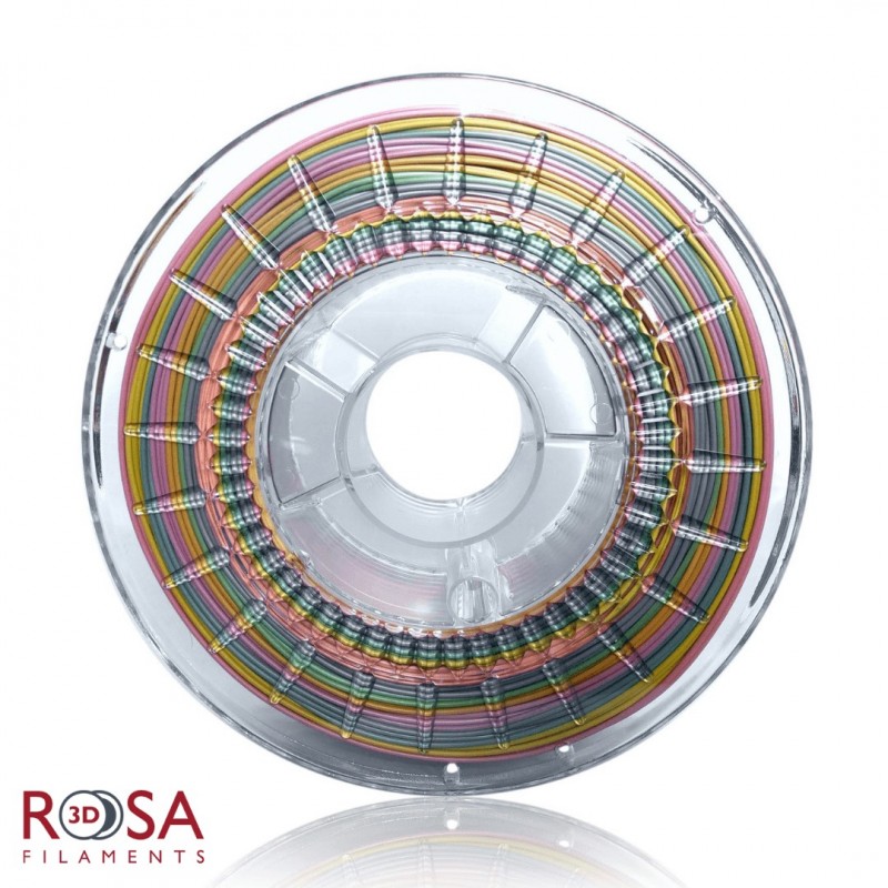 Filament ROSA3D PLA Rainbow 1.75mm Silk